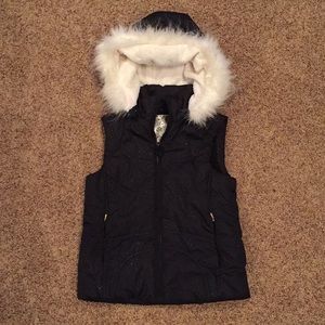 Little girls puff vest